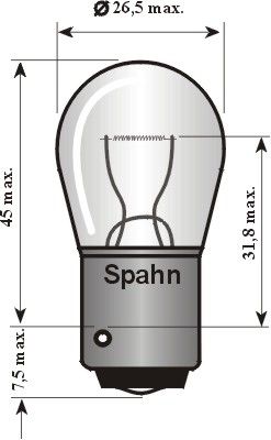 SPAHN GLÜHLAMPEN Hõõgpirn, Suunatuli 4012